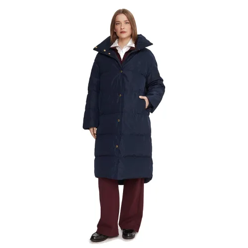 Tommy Hilfiger Kurtka puchowa WW0WW47279 Granatowy Relaxed Fit