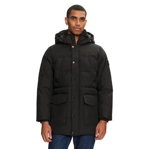 Tommy Hilfiger Kurtka zimowa Rockie MW0MW36593 Czarny Regular Fit