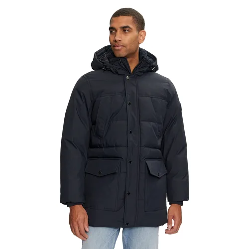 Tommy Hilfiger Kurtka zimowa Rockie MW0MW36593 Granatowy Regular Fit