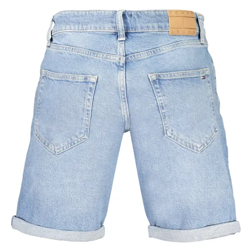 TOMMY HILFIGER MĘSKIE NIEBIESKIE DŻINSY SZORTY