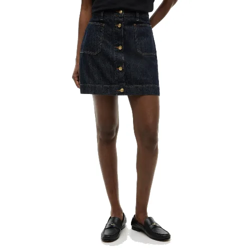 Tommy Hilfiger mini spódniczka jeansowa Kobiety Bawełna (100%) niebieski