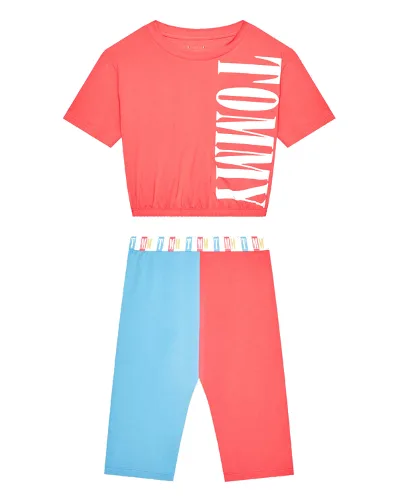 Tommy Hilfiger Piżama UG0UG00631 Różowy Regular Fit