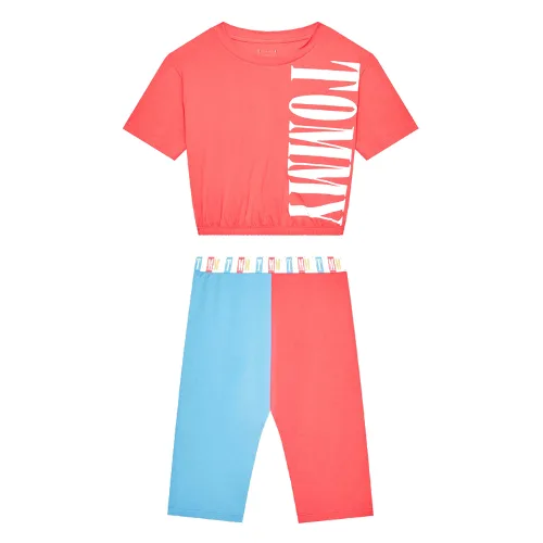 Tommy Hilfiger Piżama UG0UG00631 Różowy Regular Fit