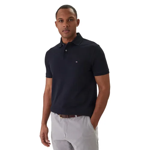 Tommy Hilfiger Polo 1985 MW0MW17770 Granatowy Regular Fit