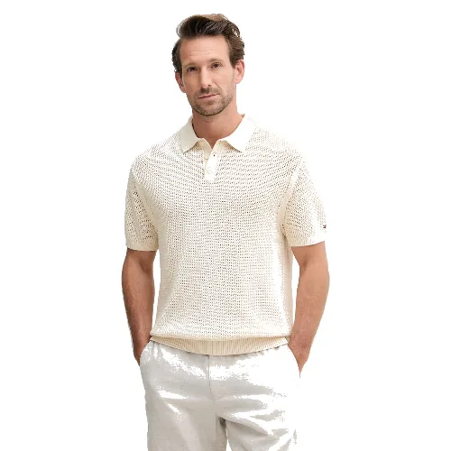 Tommy Hilfiger polo swetrowy męski bawełniany SUMMER
