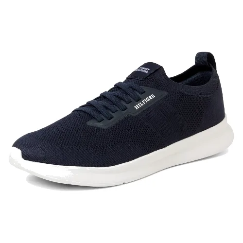 Tommy Hilfiger sneakersy z dzianiny Mężczyźni Tekstylia niebieski, 43