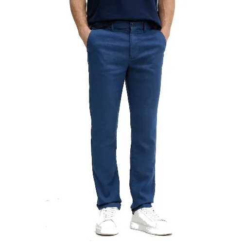 Tommy Hilfiger spodnie męskie z lnem