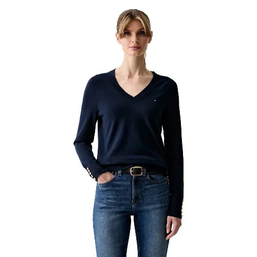 Tommy Hilfiger sweter damski z bawełną