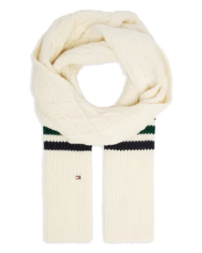 Tommy Hilfiger Szalik AM0AM12831 Kremowy