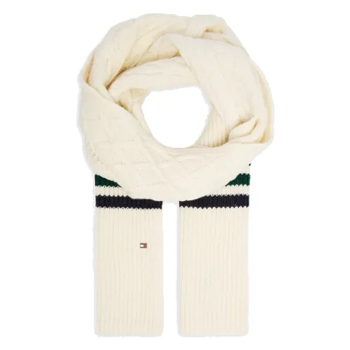 Tommy Hilfiger Szalik AM0AM12831 Kremowy