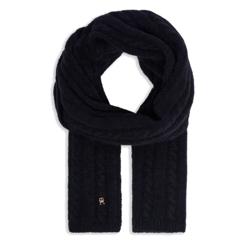 Tommy Hilfiger Szalik Timeless AW0AW16990 Granatowy