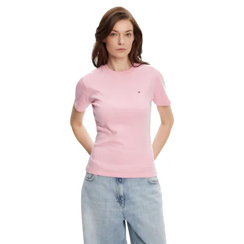 Tommy Hilfiger T-Shirt New Cody WW0WW40587 Różowy Slim Fit