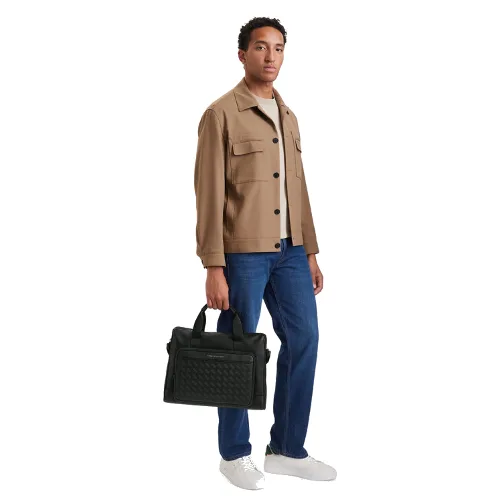 Tommy Hilfiger Torba na laptopa Th Modern Monogram Computer Bag AM0AM14729 Czarny