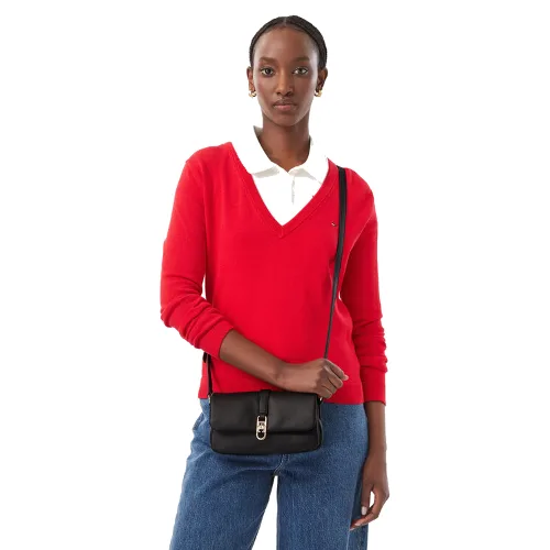 Tommy Hilfiger Torebka Th Libre Mini Crossover AW0AW19198 Czarny