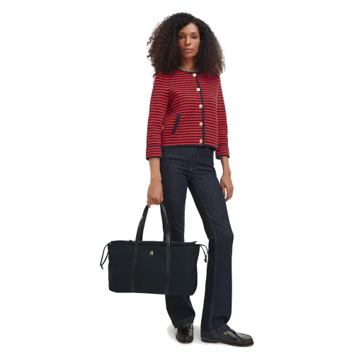 Tommy Hilfiger Torebka Th Soft Nylon Hobo AW0AW18994 Czarny
