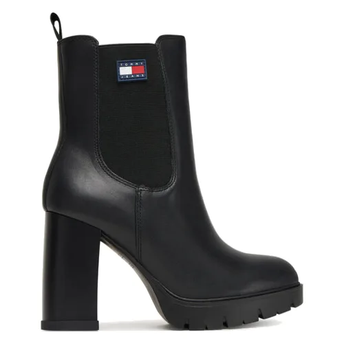 Tommy Jeans Botki Tjw EN0EN02831 Czarny