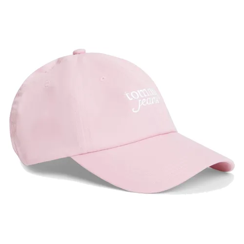 Tommy Jeans Czapka Kobiety Bawełna różowy, ONE SIZE