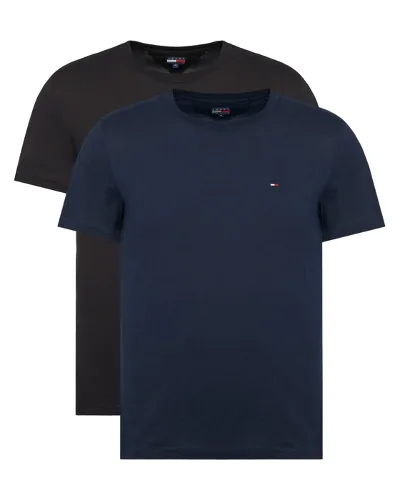 Tommy Jeans Komplet t-shirtów DM0DM20687 Granatowy Slim Fit