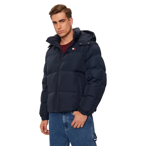 Tommy Jeans Kurtka puchowa Alaska DM0DM20479 Granatowy Regular Fit