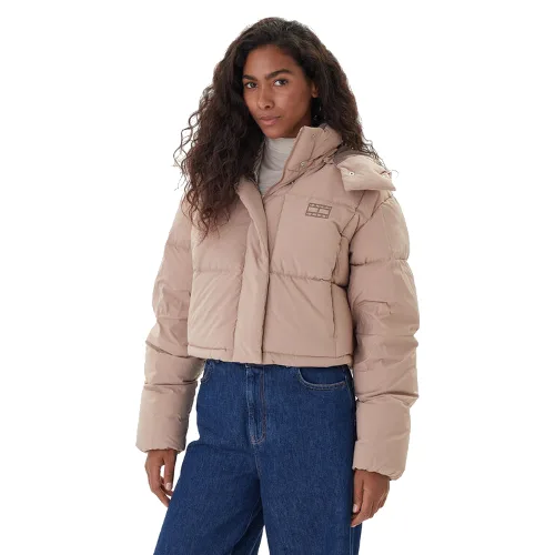 Tommy Jeans Kurtka puchowa Alaska DW0DW21624 Beżowy Regular Fit