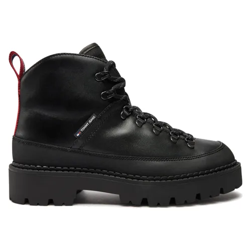 Tommy Jeans Trapery EM0EM01491 Czarny
