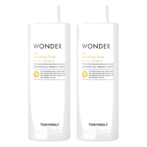 TONYMOLY - Wonder Rice Smoothing Toner - 500ml (2szt.) Set