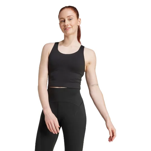 Top z wbudowanym biustonoszem adidas All Me Medium Support