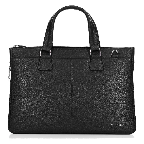 Torba na laptopa 14,5” z imitacji skóry czarna