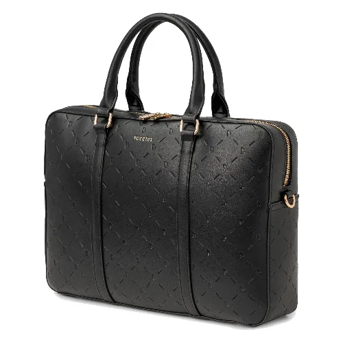 Torba na laptopa 15'6 cali czarny monogram