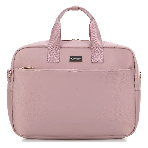 Torba na laptopa 15’’ z nylonu różowa