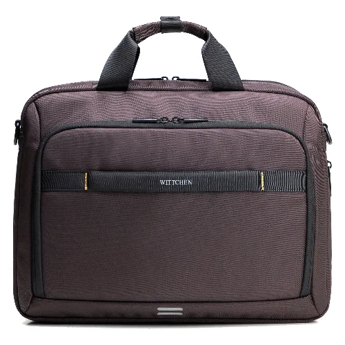 Torba z miejscem na laptopa 17” brązowa