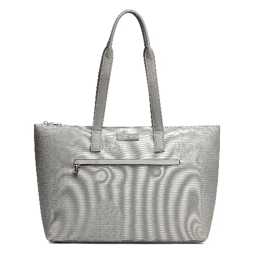 Torebka damska shopper na ramię szara