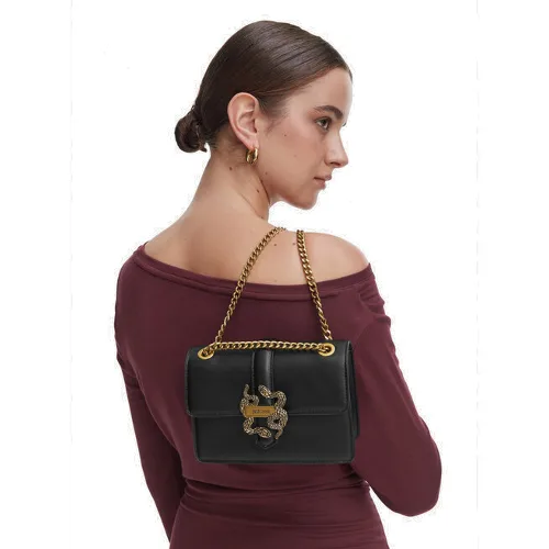 Torebka Just Cavalli Iconic Snakes 81RA4BA3 ZSA89 Czarny