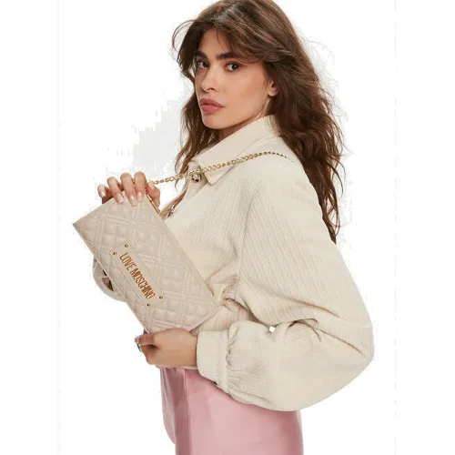 Torebka LOVE MOSCHINO JC4011PP1LLA0110 Kremowy