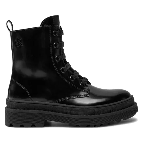 Trapery Calvin Klein Jeans Lace-Up Bootie V4A5-81031-1453 M Czarny