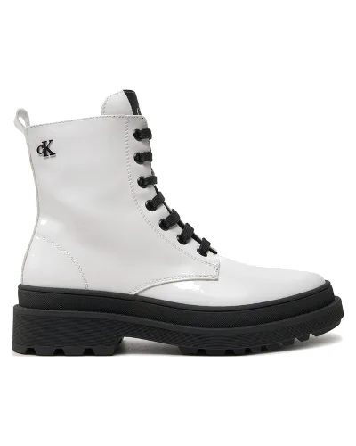 Trapery Calvin Klein Jeans Lace-Up Bootie V4A5-81031-1453 S Biały