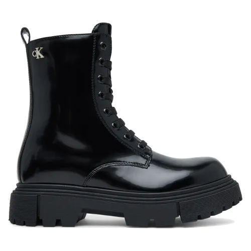 Trapery Calvin Klein Tronchetto Allacciato V4A5-83133-1453 Czarny