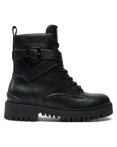 Trapery Guess Olsy FLFOLS ELE10 Czarny