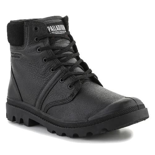 Trapery Palladium Pallabrousse Cuffwp+ 77982-001-M Black/Black