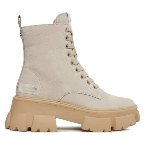 Trapery Steve Madden Tanker Bootie SM11001261 SM11001261-846 Beżowy