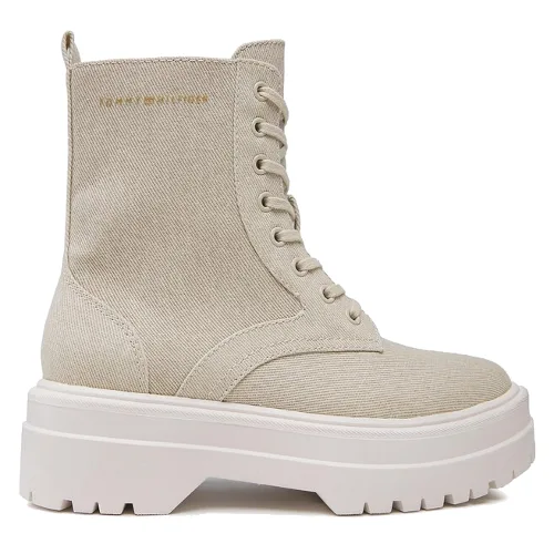 Trapery Tommy Hilfiger Feminine Essential Canvas FW0FW07357 Beżowy