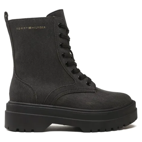 Trapery Tommy Hilfiger Feminine Essential Canvas FW0FW07357 Czarny