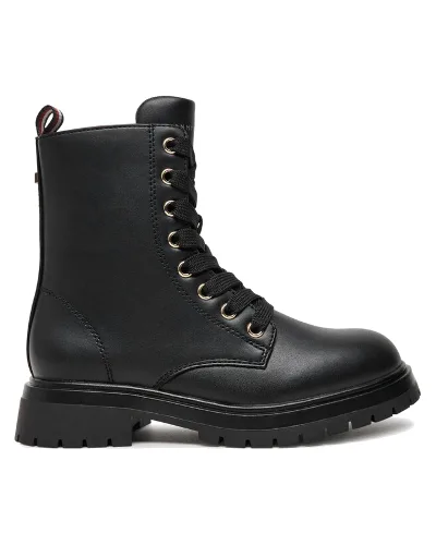 Trapery Tommy Hilfiger Lace-Up Bootie T3A5-33569-1351 M Czarny
