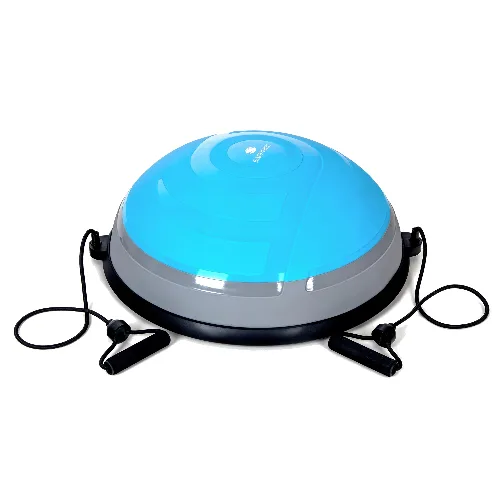 Trener równowagi półpiłka do balansowania z linkami i pompką Sapphire SG-066