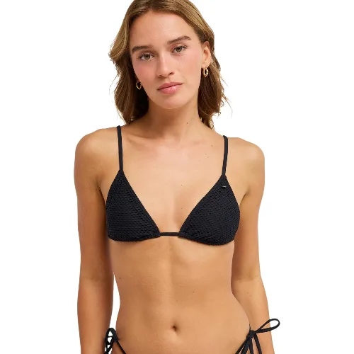 Trójkątny stanik bikini dla Kobiety ROXY ISLAND Czarny