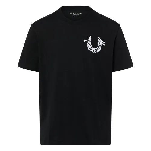 True Religion Koszulka Mężczyźni Bawełna czarny, L