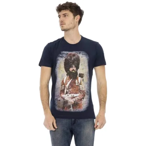 TRUSSARDI Action Mężczyźni Real Man T-shirt Granatowy 2AT04003