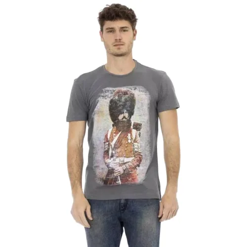 TRUSSARDI Action Mężczyźni Real Man T-shirt Szary 2AT04004