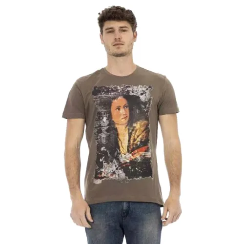 TRUSSARDI Action Mężczyźni T-shirt Brązowy 2AT21002