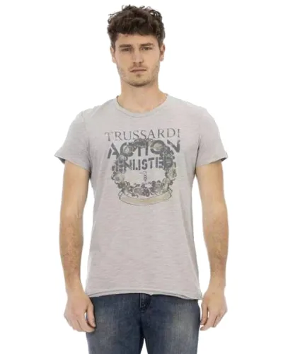 TRUSSARDI Action Mężczyźni T-shirt Szary 2AT17013
